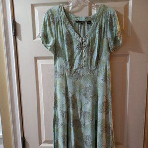 Eddie Bauer Women Short Sleeve Long Dress Size Small